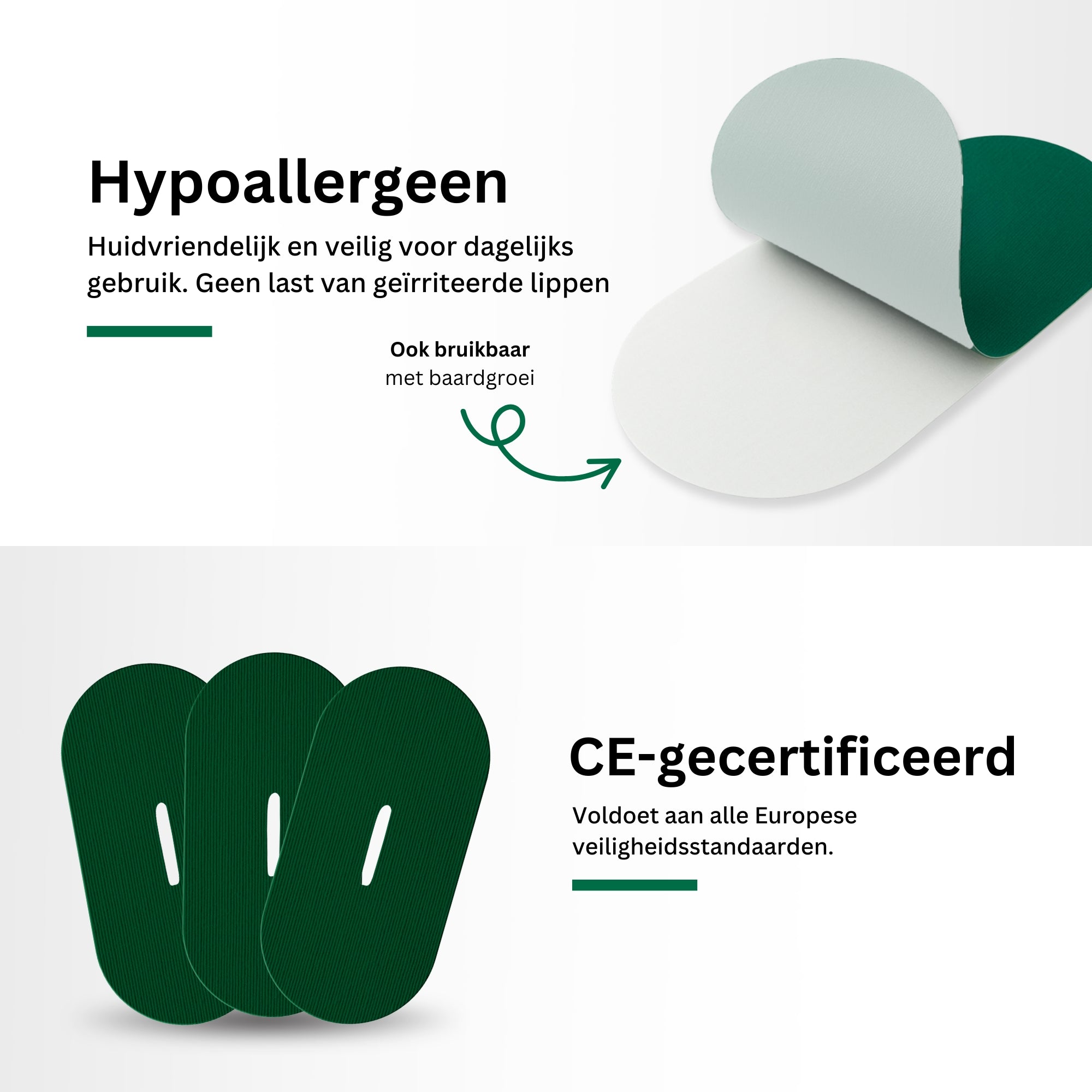 Mondtape die CE is getest en hypoallergeen is