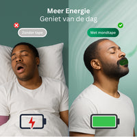Zonder mondtape krijg je niet de juiste nachtrust