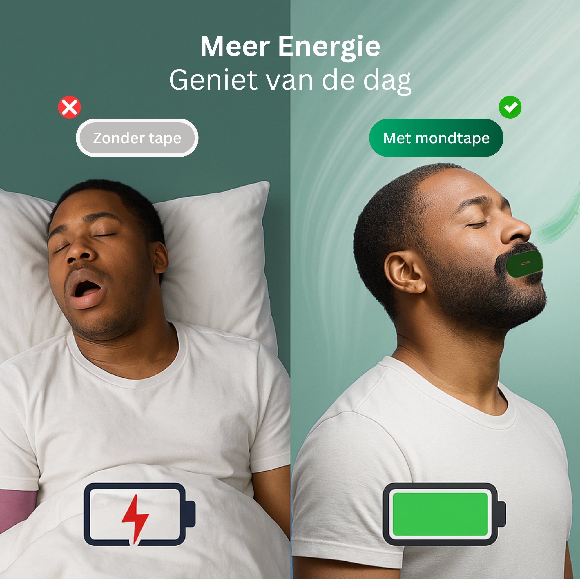 Zonder mondtape krijg je niet de juiste nachtrust