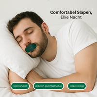 Mondtape die bijdraagt een comfortabele nacht.