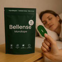 Mondtape op een nachtkastje voor dagelijks gebruik